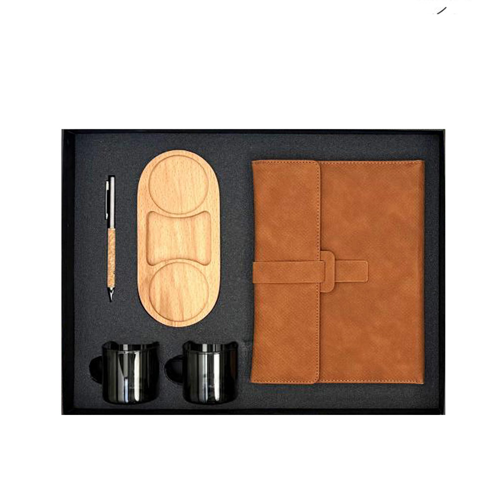 ست هدیه چوبی 1405 آداک کد 002 - حکاکی اسم و لوگو