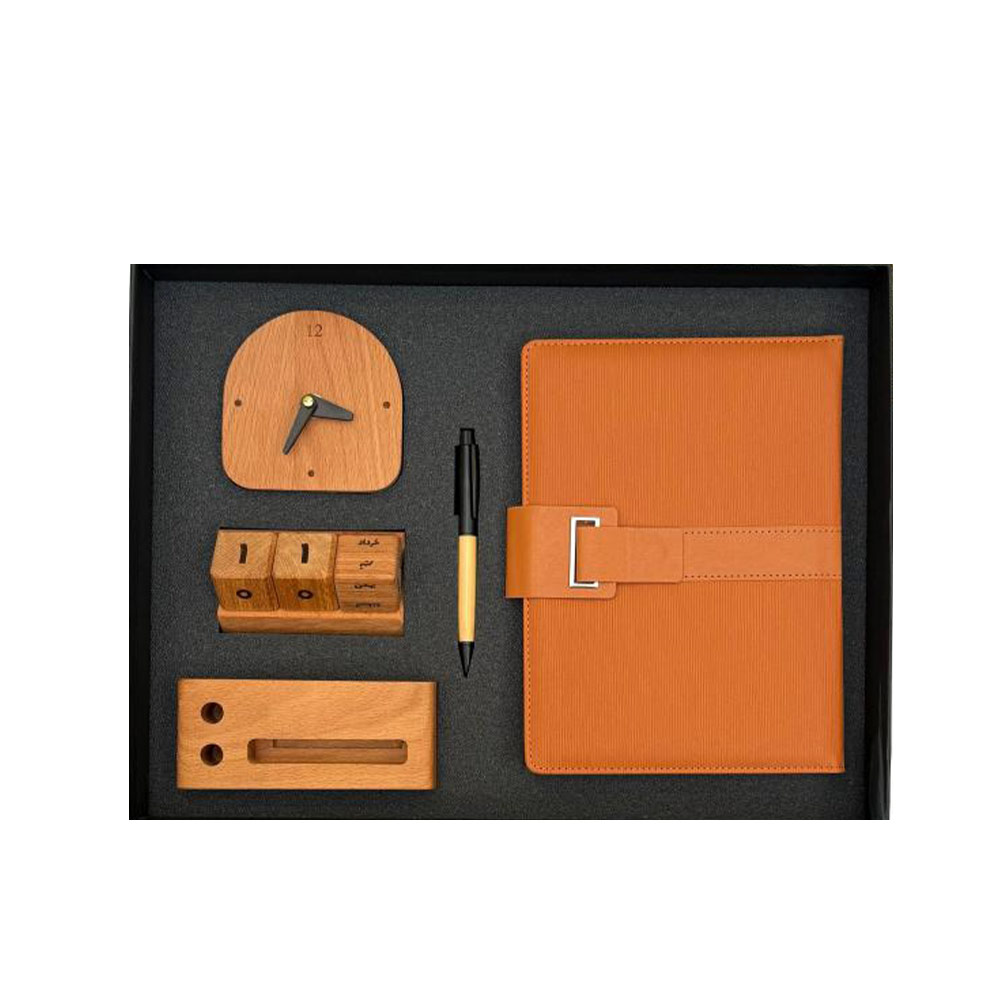 ست هدیه چوبی 1405 آداک کد 001 - حکاکی اسم و لوگو